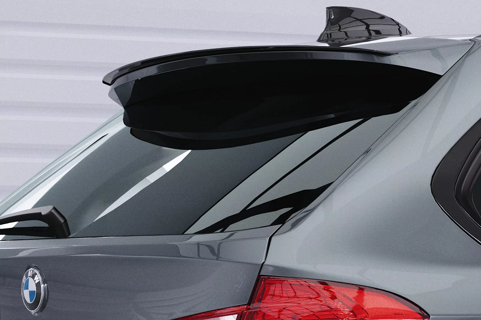 Heckflügel mit ABE für BMW 3er F31 Touring HF751 Strukturiert (schwarz matt)