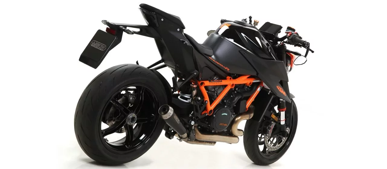 Arrow Pro-Race Edelstahl Schwarz KTM 1290 SuperDuke R 20-23,1390 SuperDuke R 24-