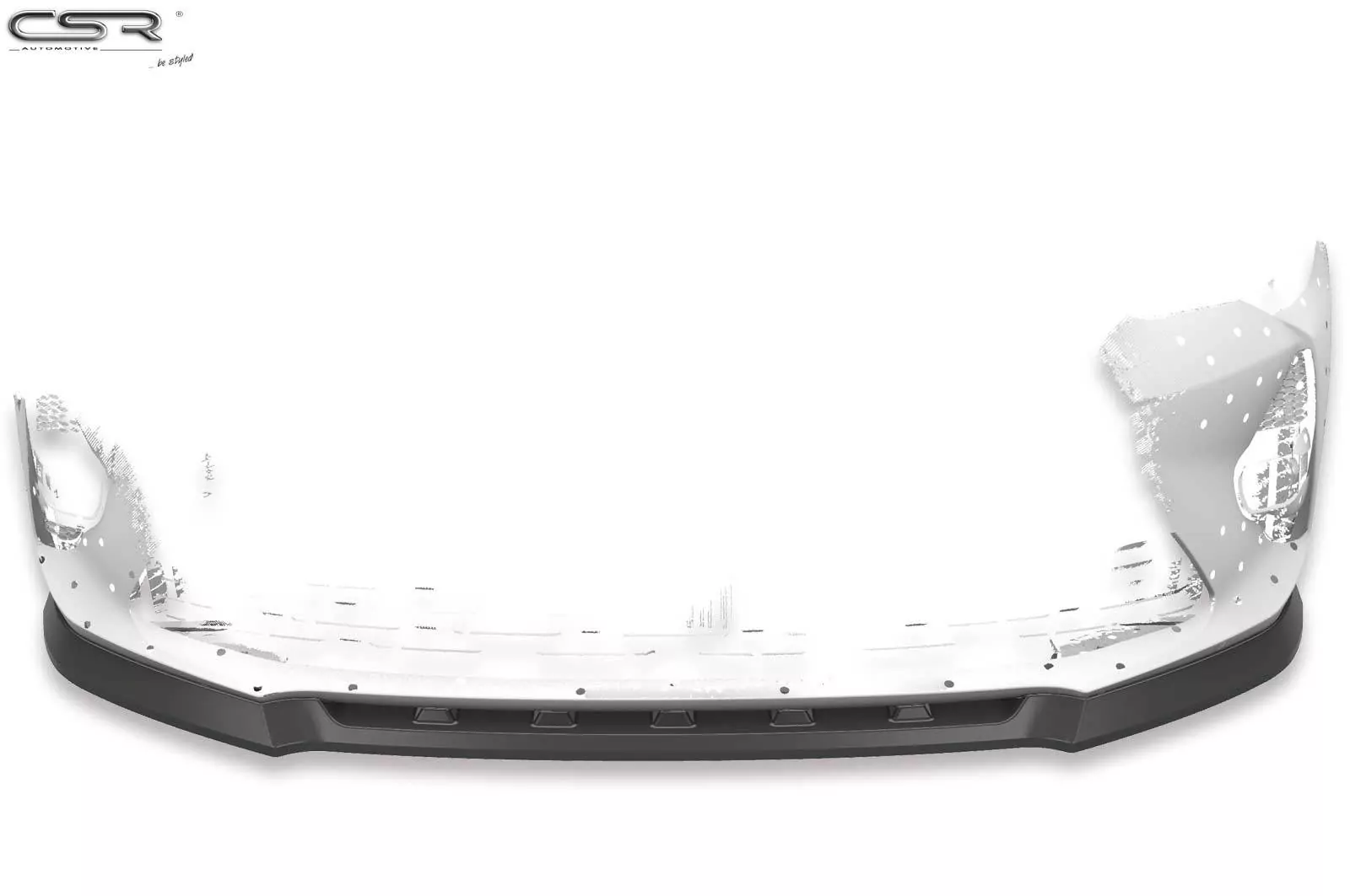 Cup-Spoilerlippe mit ABE für Opel Corsa F GS-Line CSL436-M Carbon Look (matt)