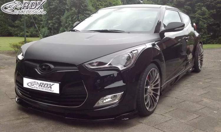 RDX Frontspoiler VARIO-X für HYUNDAI Veloster Frontlippe Front Ansatz Vorne Spoilerlippe