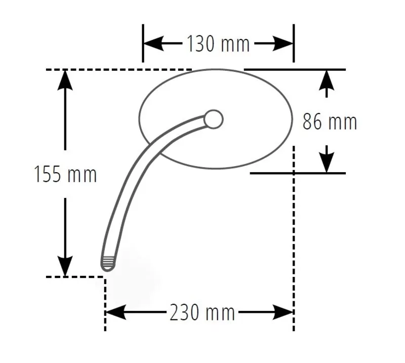 SHIN YO Mirror Booster 2 Schwarz (Paar)