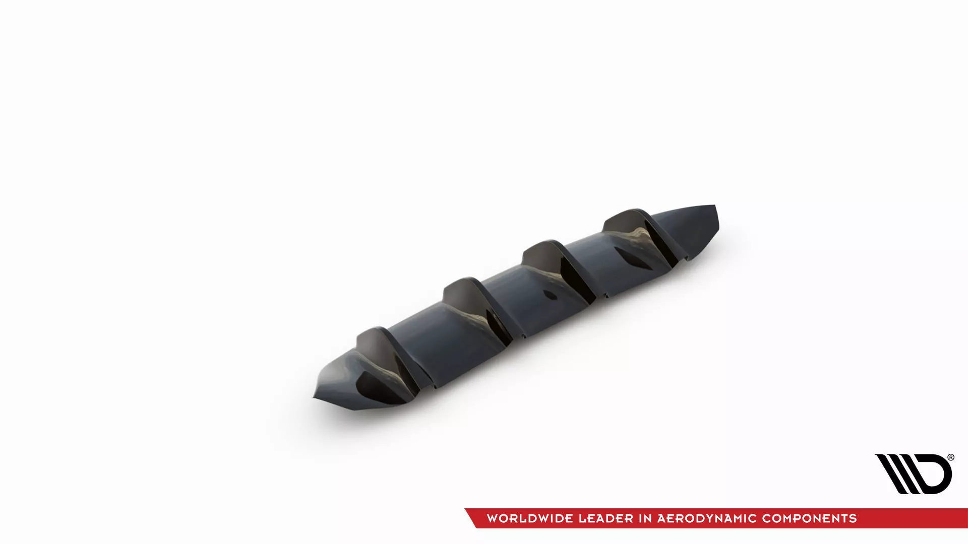 Diffusor Heck Ansatz Für Mercedes-AMG GLB 35 X247 Schwarz Hochglanz