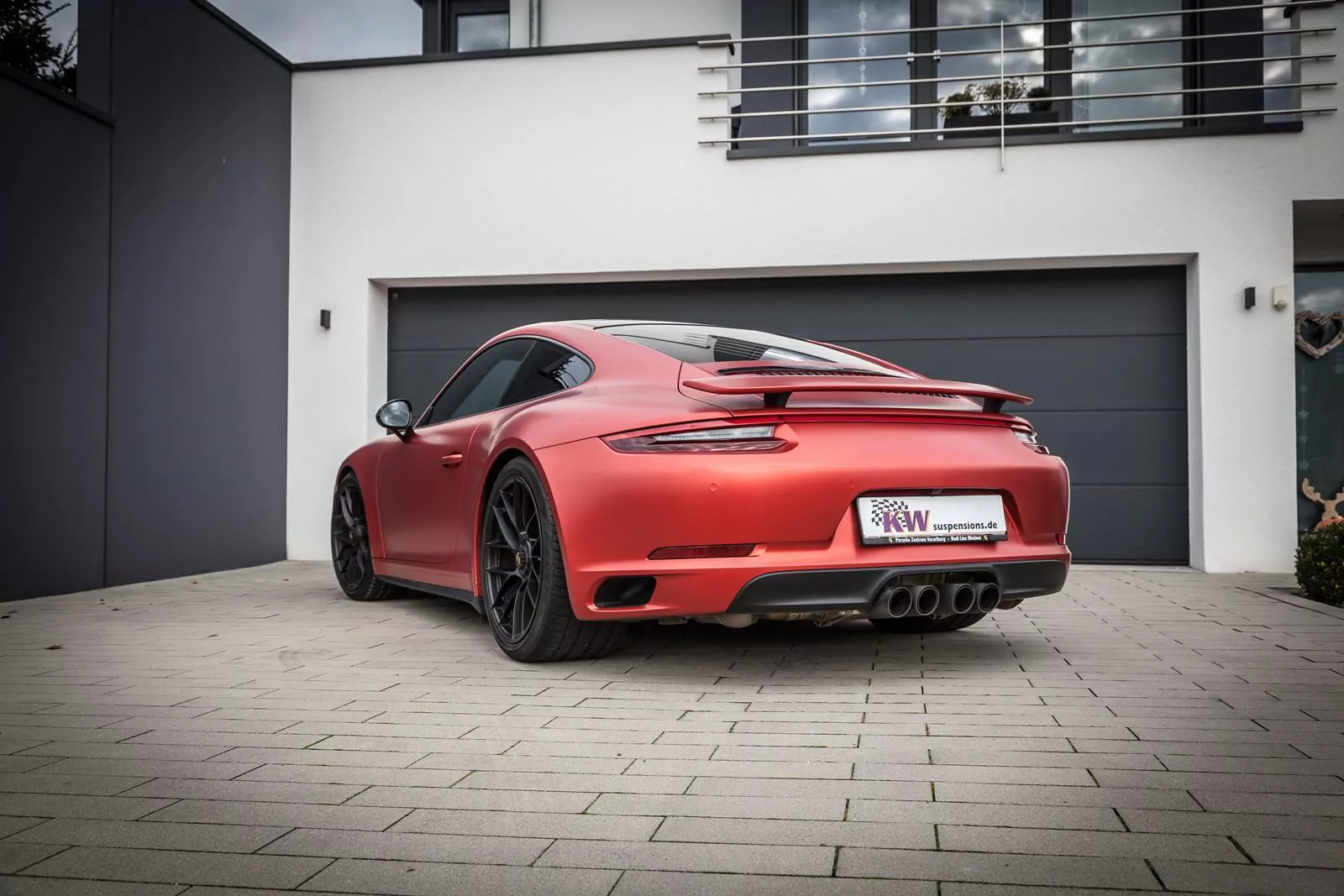KW Gewindefahrwerk V3 inox (inkl. Stilllegung f. elektr. Dämpfer) PORSCHE 911 Targa (991) Allrad 05/2014-
