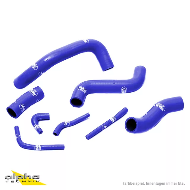 SAMCO SPORT Siliconschlauch Kit blau für Kawasaki ZRX1100 ZRX1200 ab Modelljahr 1997- nur für Fahrzeuge mit Vergaserenteisung