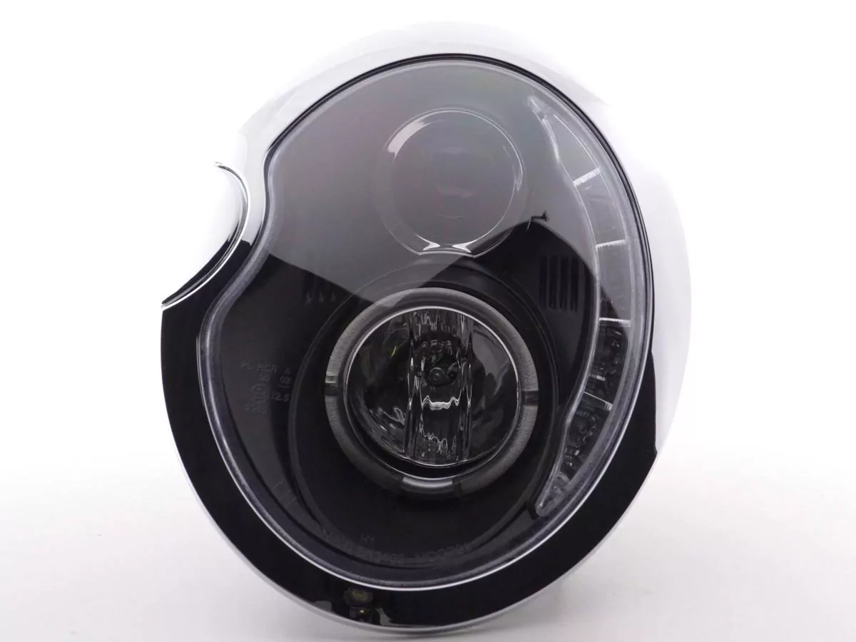 Scheinwerfer Set Daylight LED TFL-Optik Mini Cooper Typ R50 Bj. 01-06 schwarz