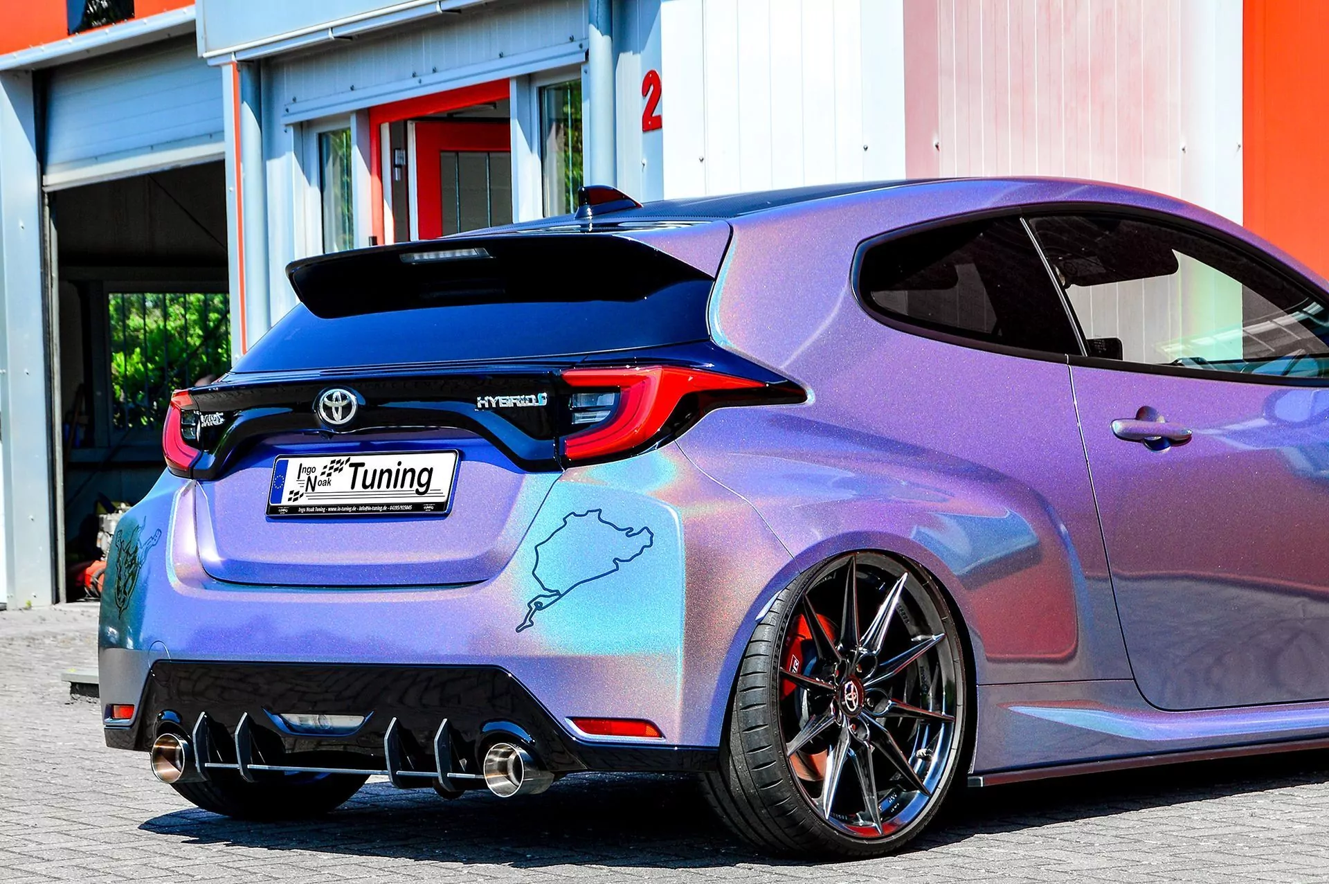 Racing Heckansatz für Toyota Yaris GR