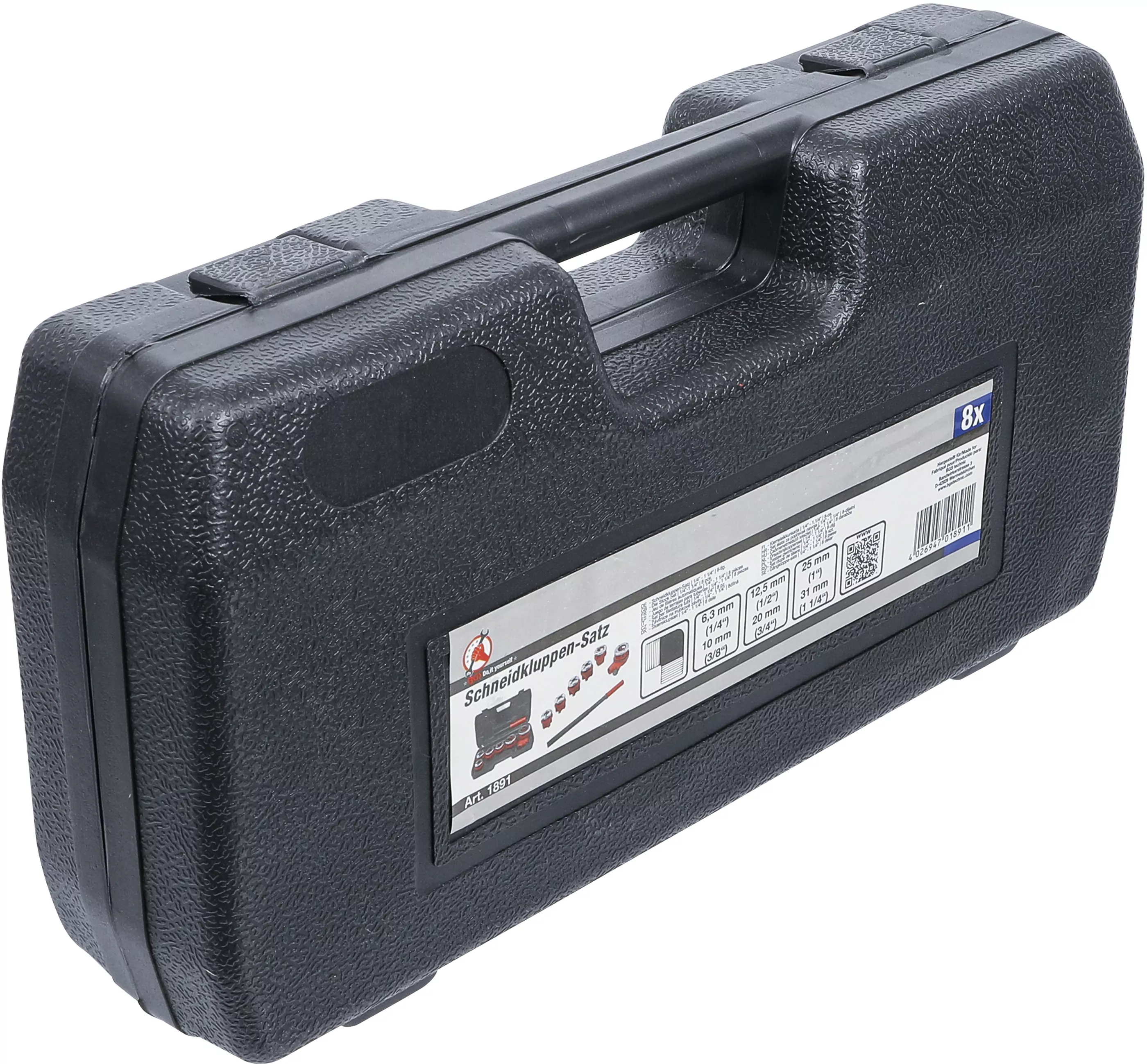 Schneidkluppen-Satz | 1/4" - 1 1/4" | 8-tlg.