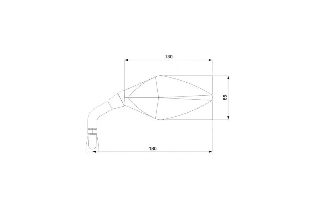 Barracuda Rückspiegel RACE grün