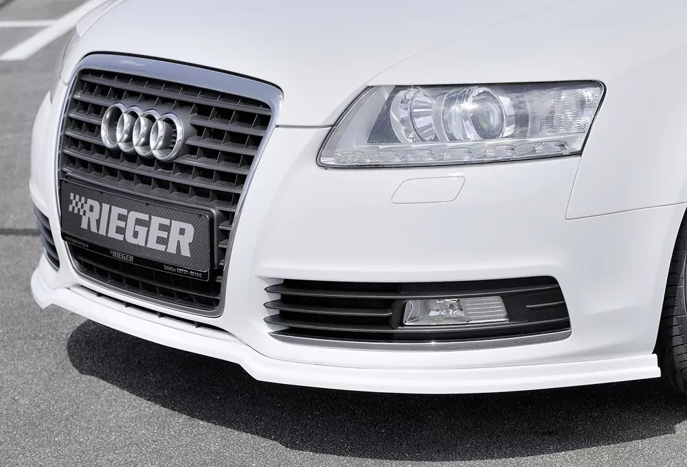 Rieger Spoilerlippe für Audi A6 (4F) - Lim. 10.08-08.11 (ab Facelift) carbon optik