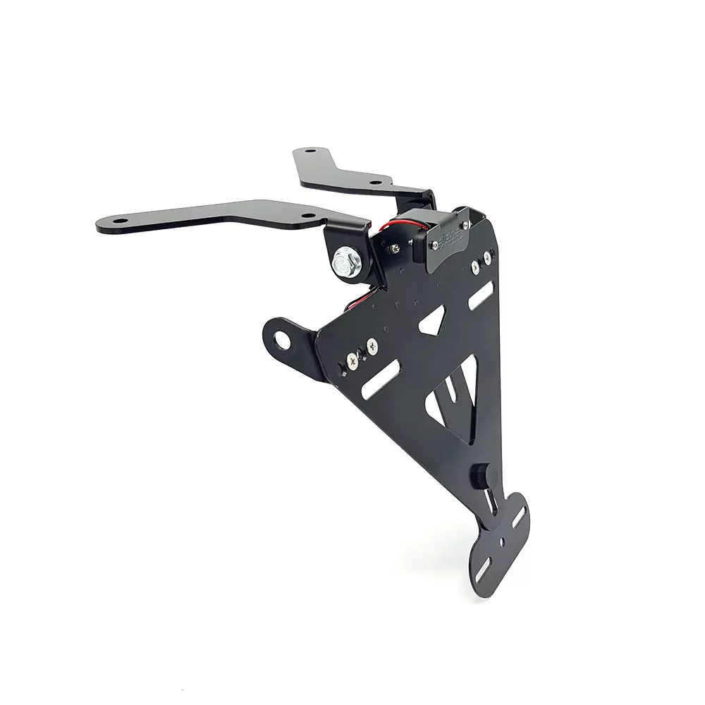 alpha Technik Kennzeichenhalter für Kawasaki Z750,Z1000,ZR750L,ZRT0; Typ ZR750L; Modelljahr 2007-