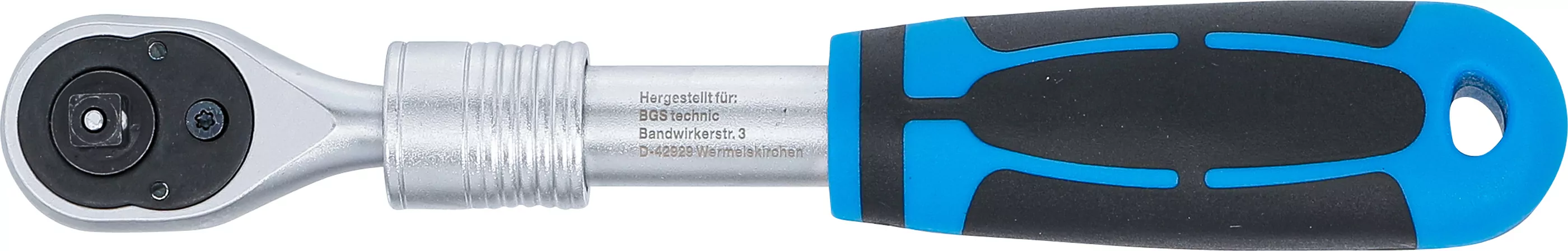 Umschaltknarre, ausziehbar | Abtrieb Außenvierkant 6,3 mm (1/4") | 190 - 225 mm