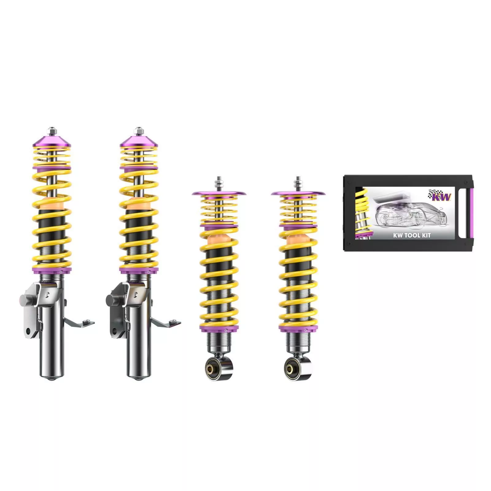 KW Gewindefahrwerk V1 inox TOYOTA GT 86 Coupe (ZN6_, GC/GF) 03/2012-