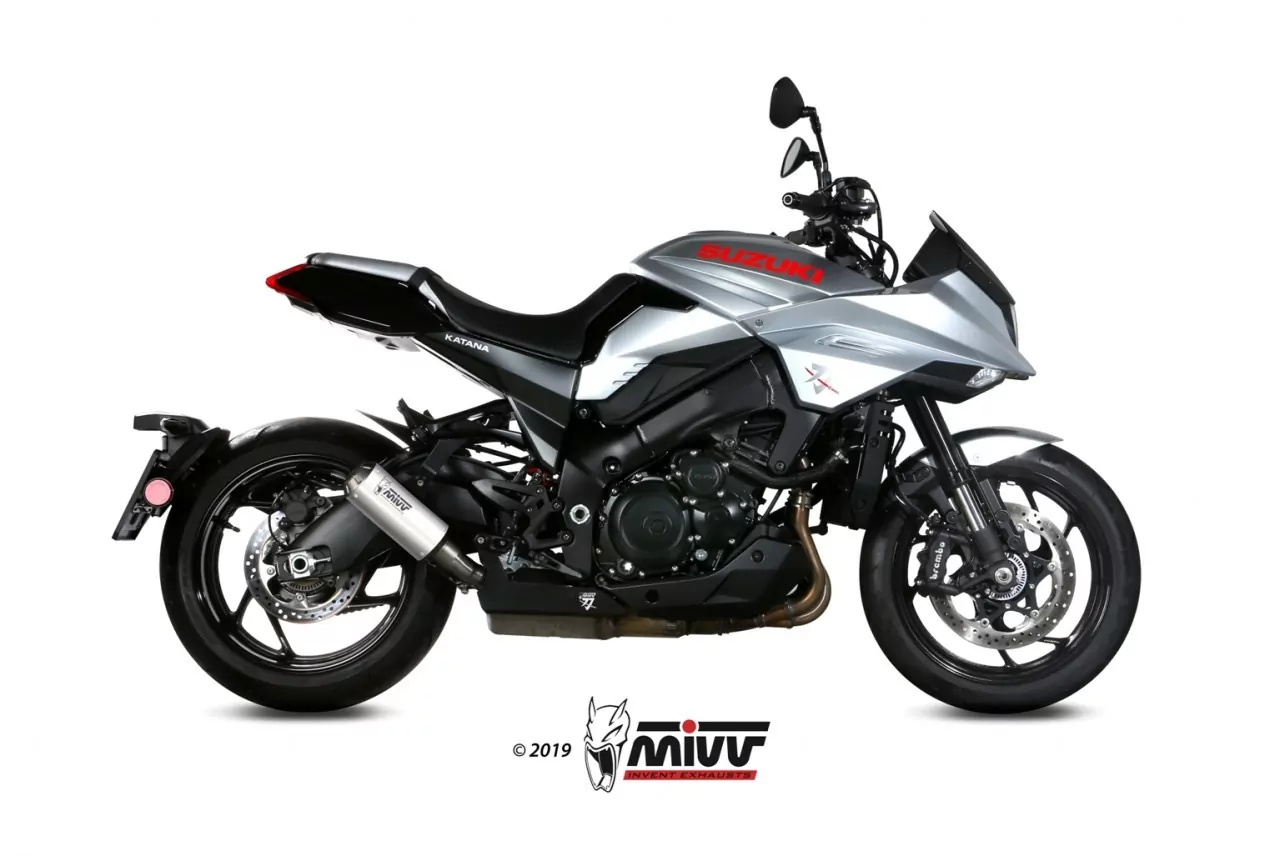 MIVV MK3 Edelstahl SUZUKI GSX-S 1000 KATANA 2019 > 2020