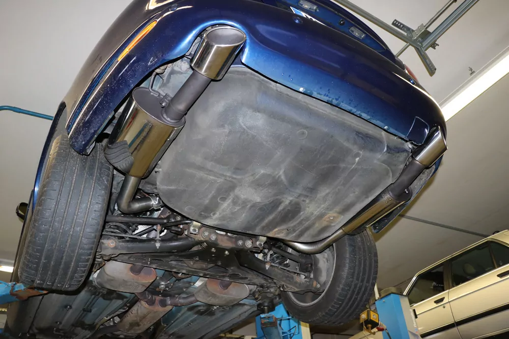 Jaguar XK8/ XKR Typ QEV/ QDV  Endschalldämpfer rechts/links Ø63,5 - 115x85 Typ 38 rechts/links