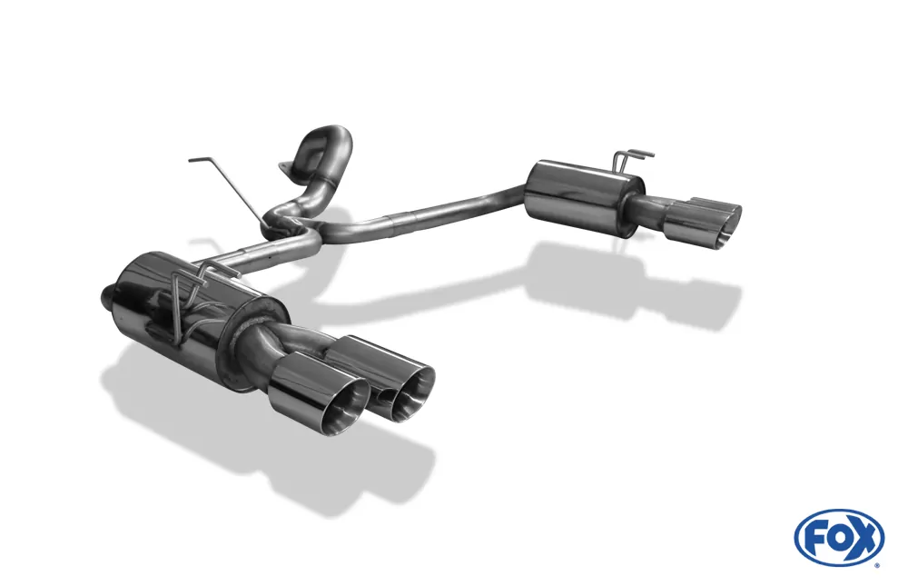 Mercedes CLA - C117/ X117 mit originalen Endrohre -  4-matic  Endschalldämpfer quer Ausgang rechts/links - Für Modelle mit originalen Standard Endrohren - diese können einfach verschraubt werden