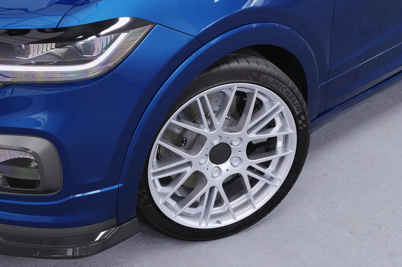 Kotflügelverbreiterung hinten für VW T-Cross C1 VB024