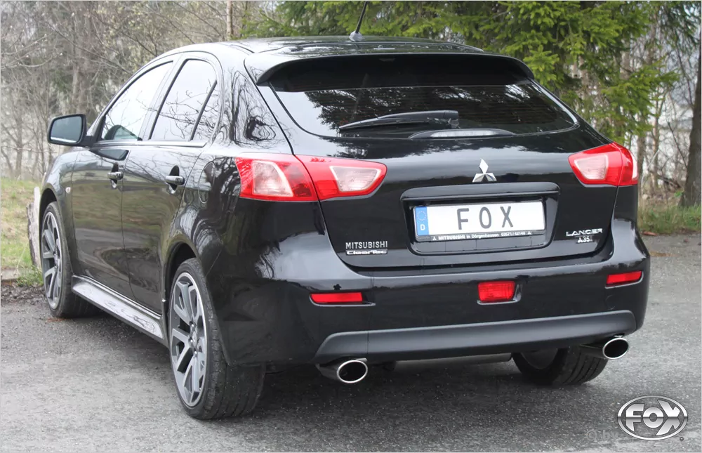 Mitsubishi Lancer CYO Stufenheck/ Sportback Diesel  Endschalldämpfer quer Ausgang rechts/links - 115x85 Typ 32 rechts/links