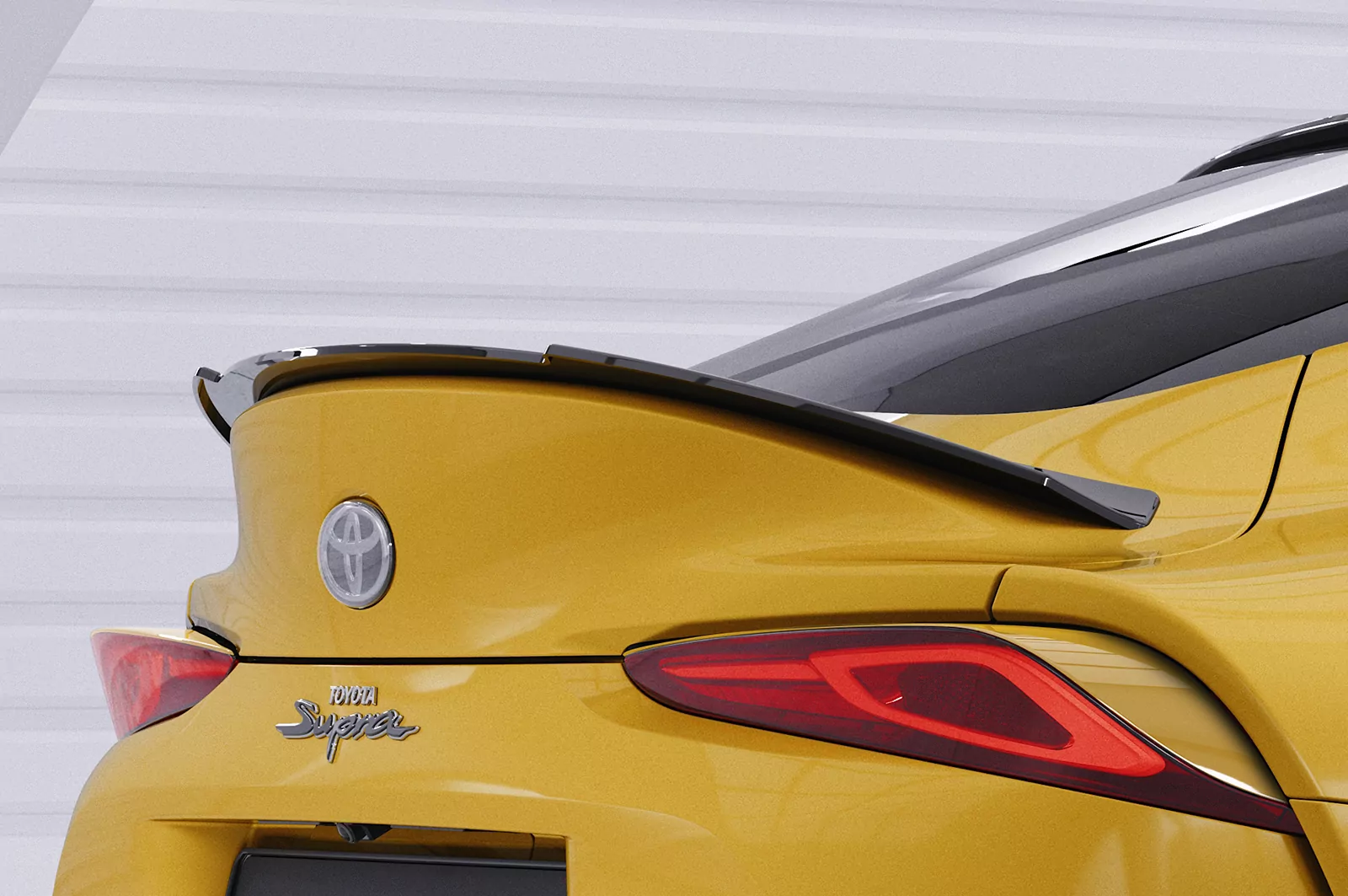 Heckflügel mit ABE für Toyota GR Supra (A90) HF719 Strukturiert (schwarz matt)