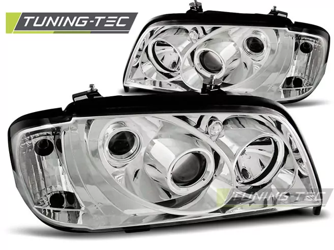 Headlights Chrome Fits Mercedes W202 C-Klasse 06.93-06.00