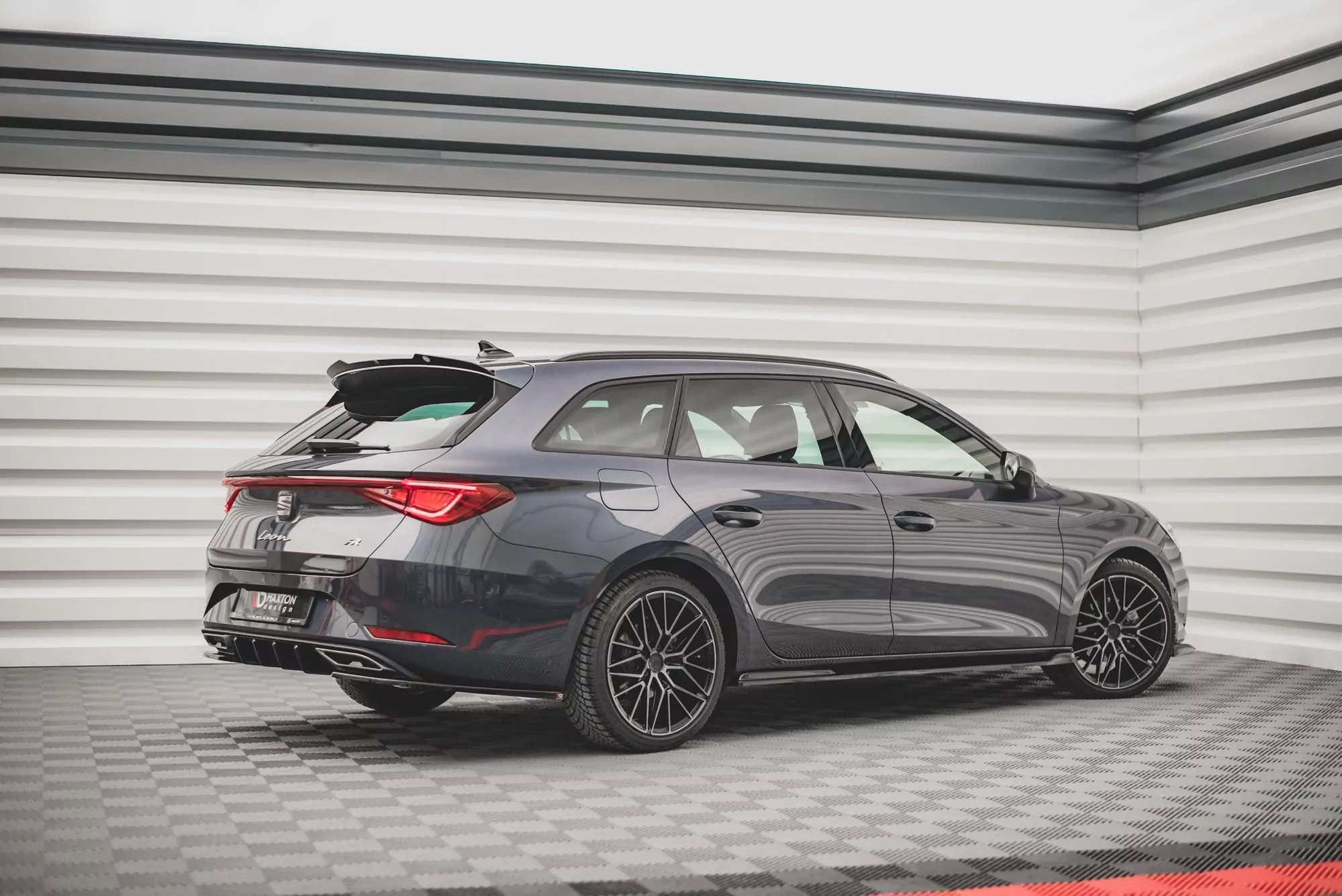 Seitenschweller Ansatz Für V.2 Für Seat Leon FR Mk4 / Cupra Leon  Schwarz Hochglanz