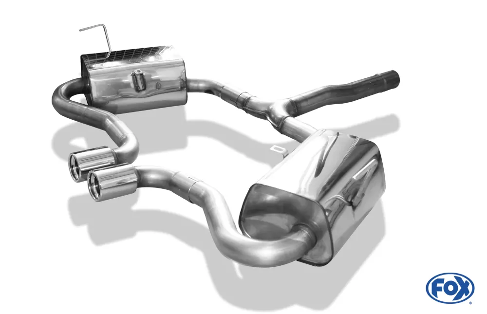 Mini Cooper S Cabrio R52  Endschalldämpfer rechts/links Ausgang mittig - 2x76 Typ 13