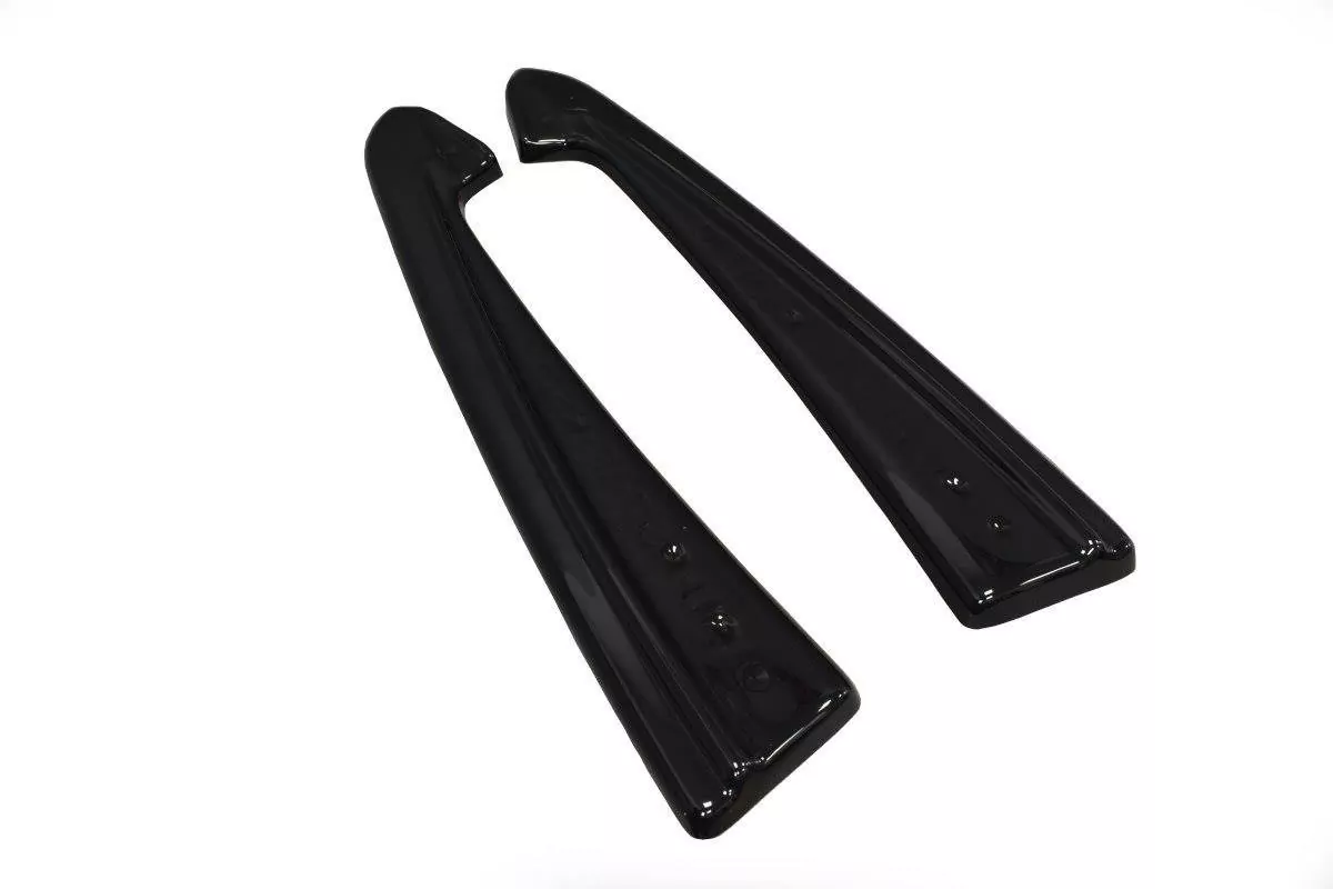Heck Ansatz Flaps Diffusor Passend Für Diffusor Passend Für Audi RS7 FL Schwarz Hochglanz Schwarz Hochglanz