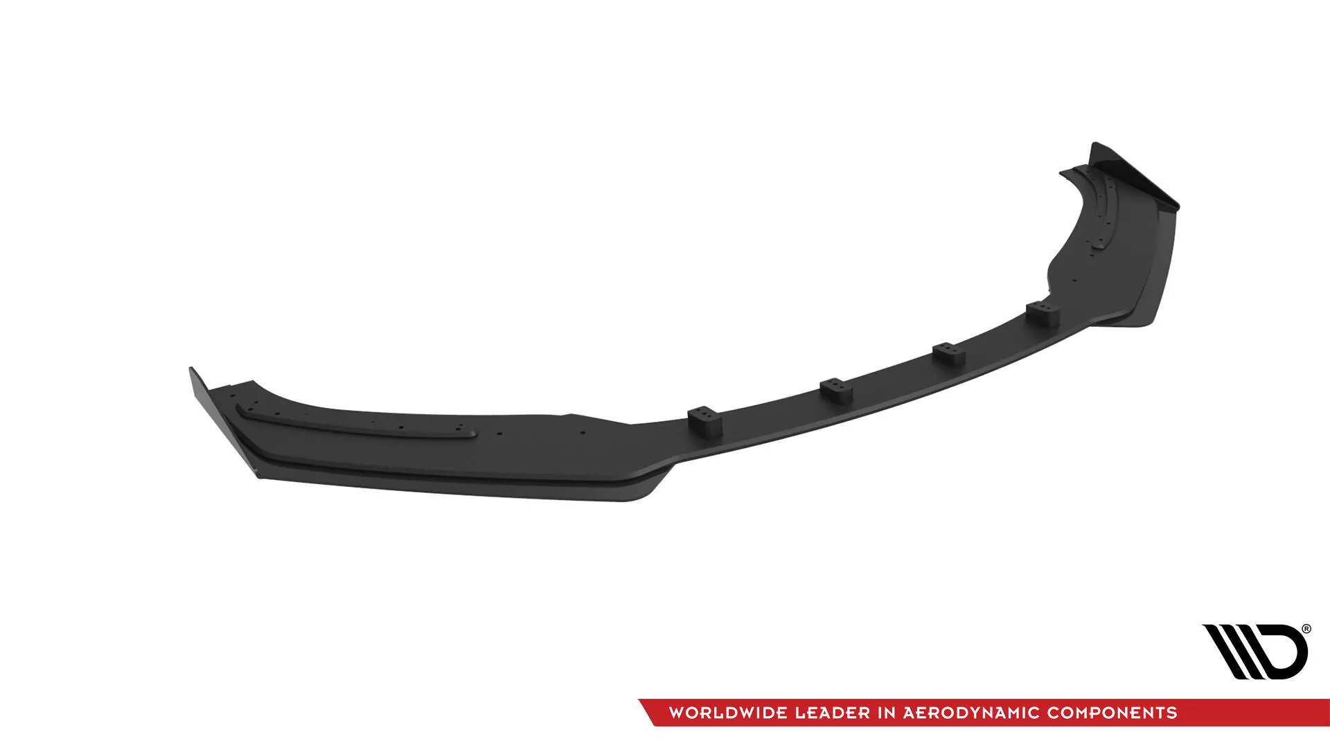 Street Pro Front Ansatz Für +Flaps Für + Flaps Audi TT S / S-Line 8S Schwarz Hochglanz