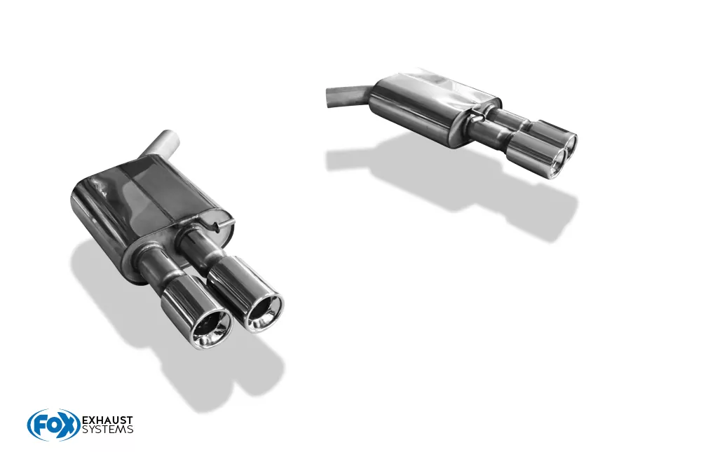 Audi A6 4G - 2,0l TFSI + 2,8l FSI Endschalldämpfer rechts/links zweiflutig - 2x90 Typ 13 rechts/links