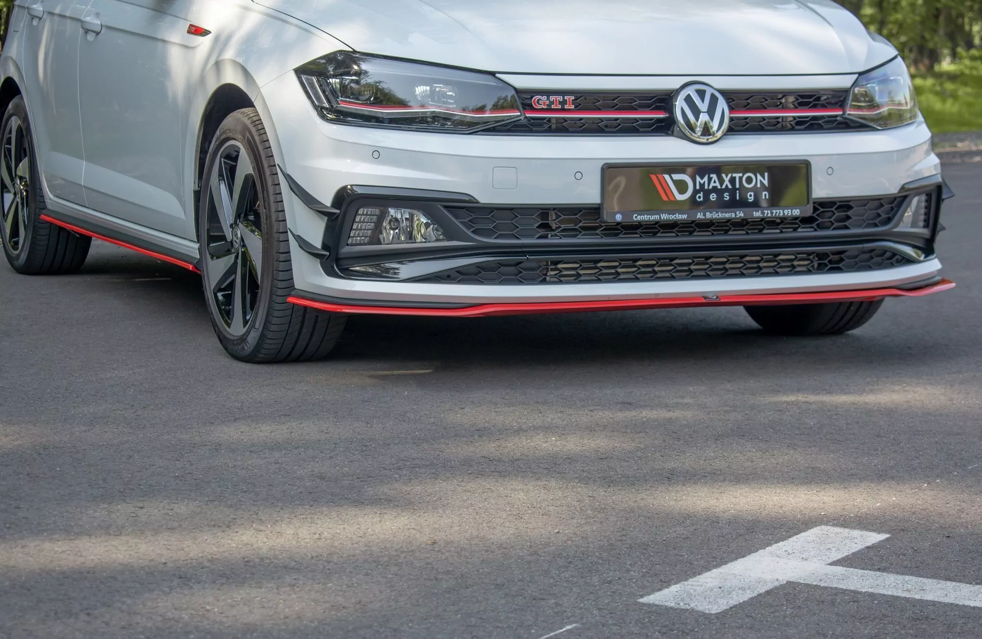 Front Ansatz Passend Für V.2 Passend Für VW POLO MK6 GTI
