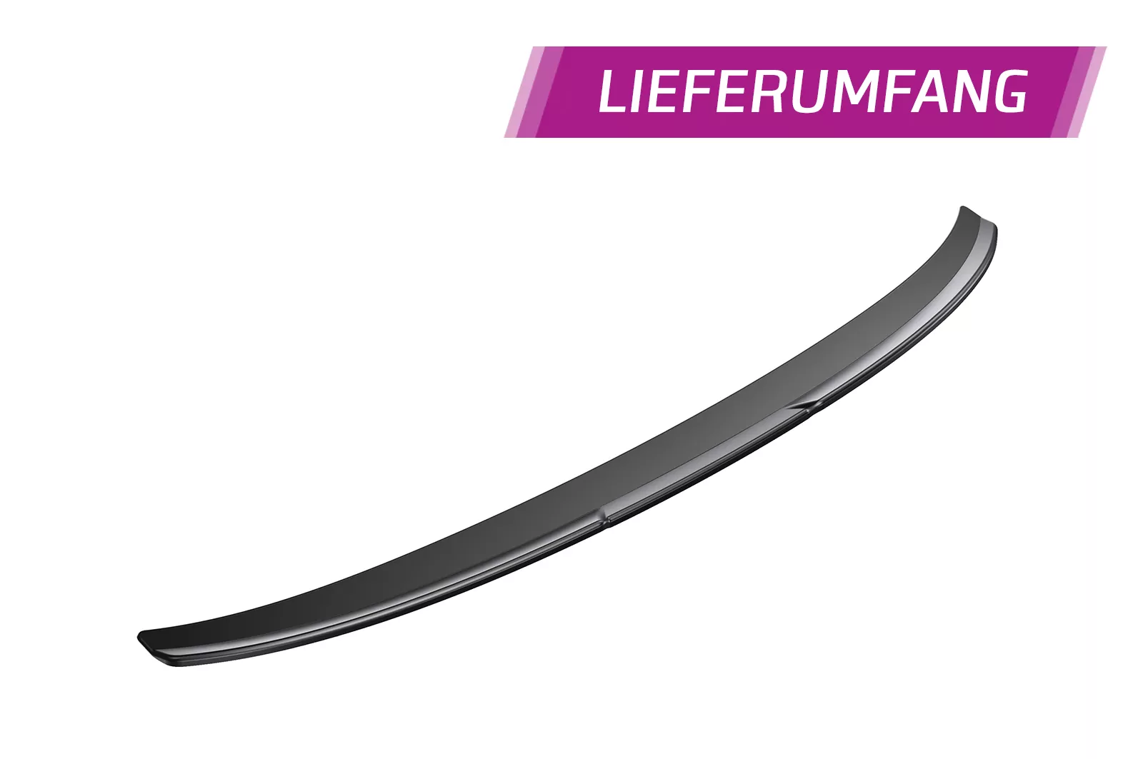 Heckflügel mit ABE für Citroen DS3 HF818 Strukturiert (schwarz matt)