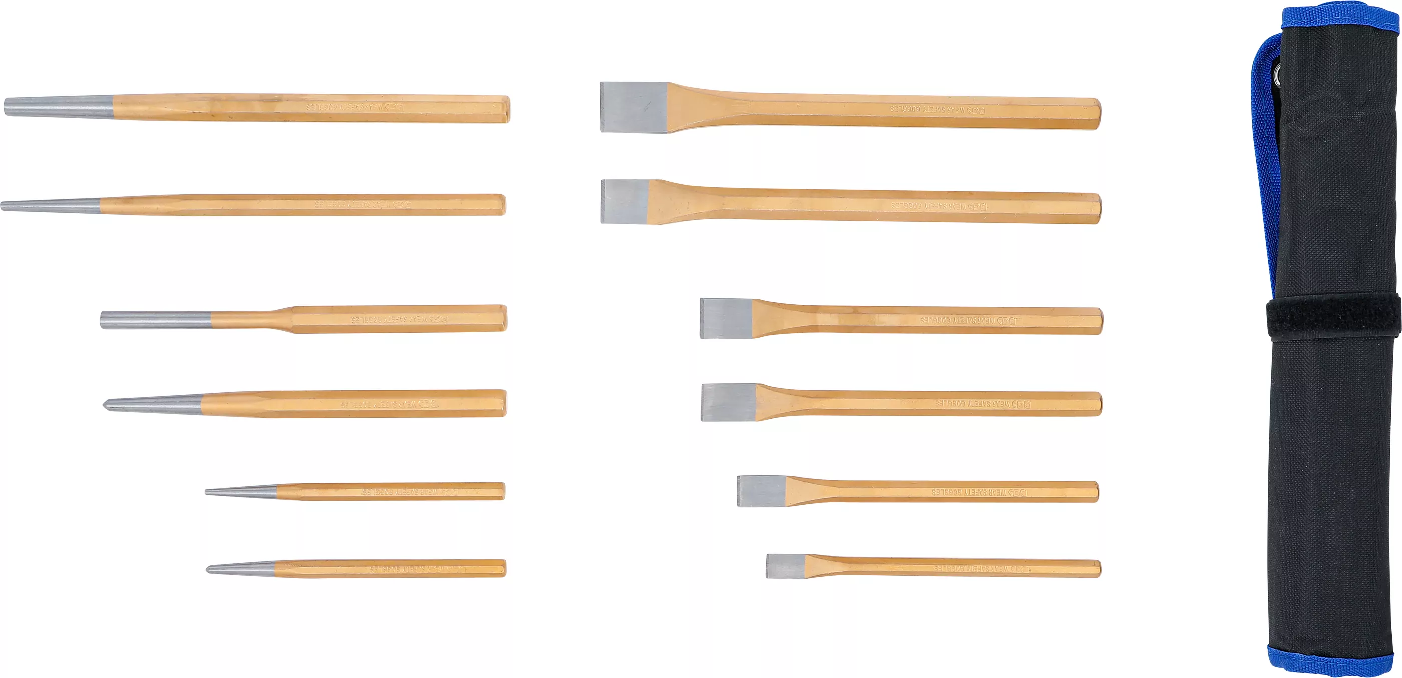 Splintentreiber-/ Meissel-/ Körner-Satz | 12-tlg.