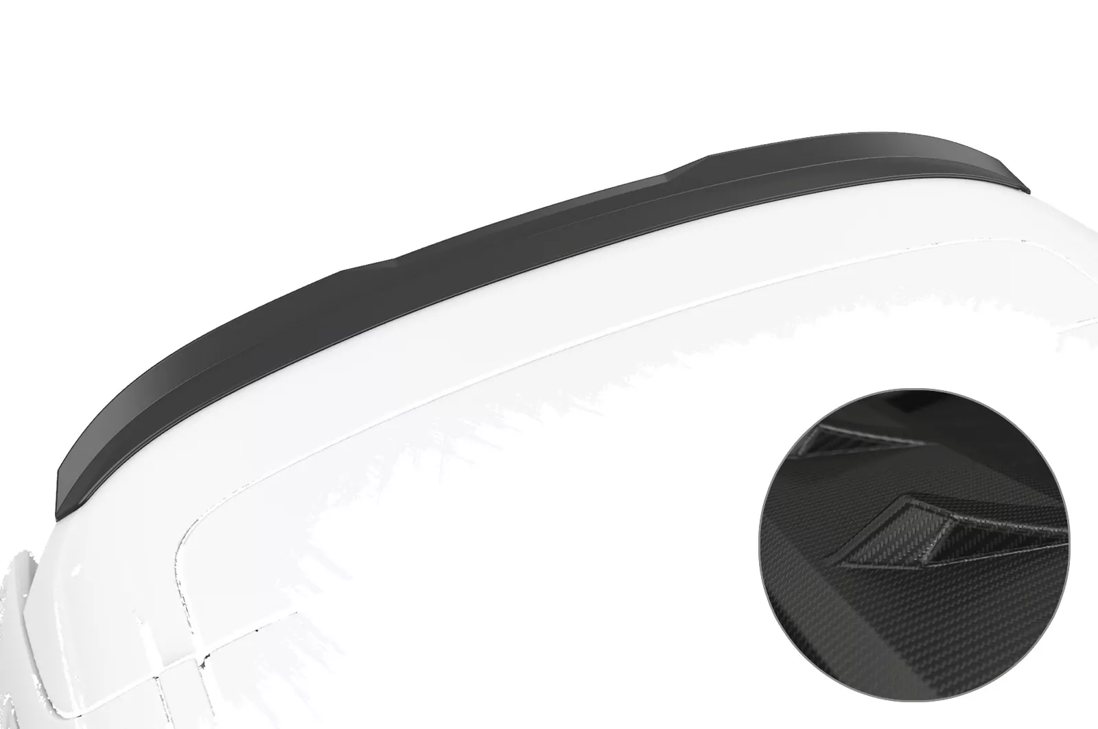 Heckflügel mit ABE für Ford Focus MK3 ST HF801-M Carbon Look (matt)