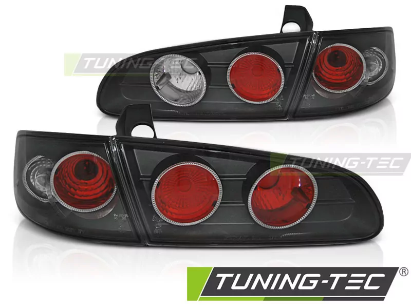 Tail Lights Black Fits Seat Ibiza 6l 04.02-08