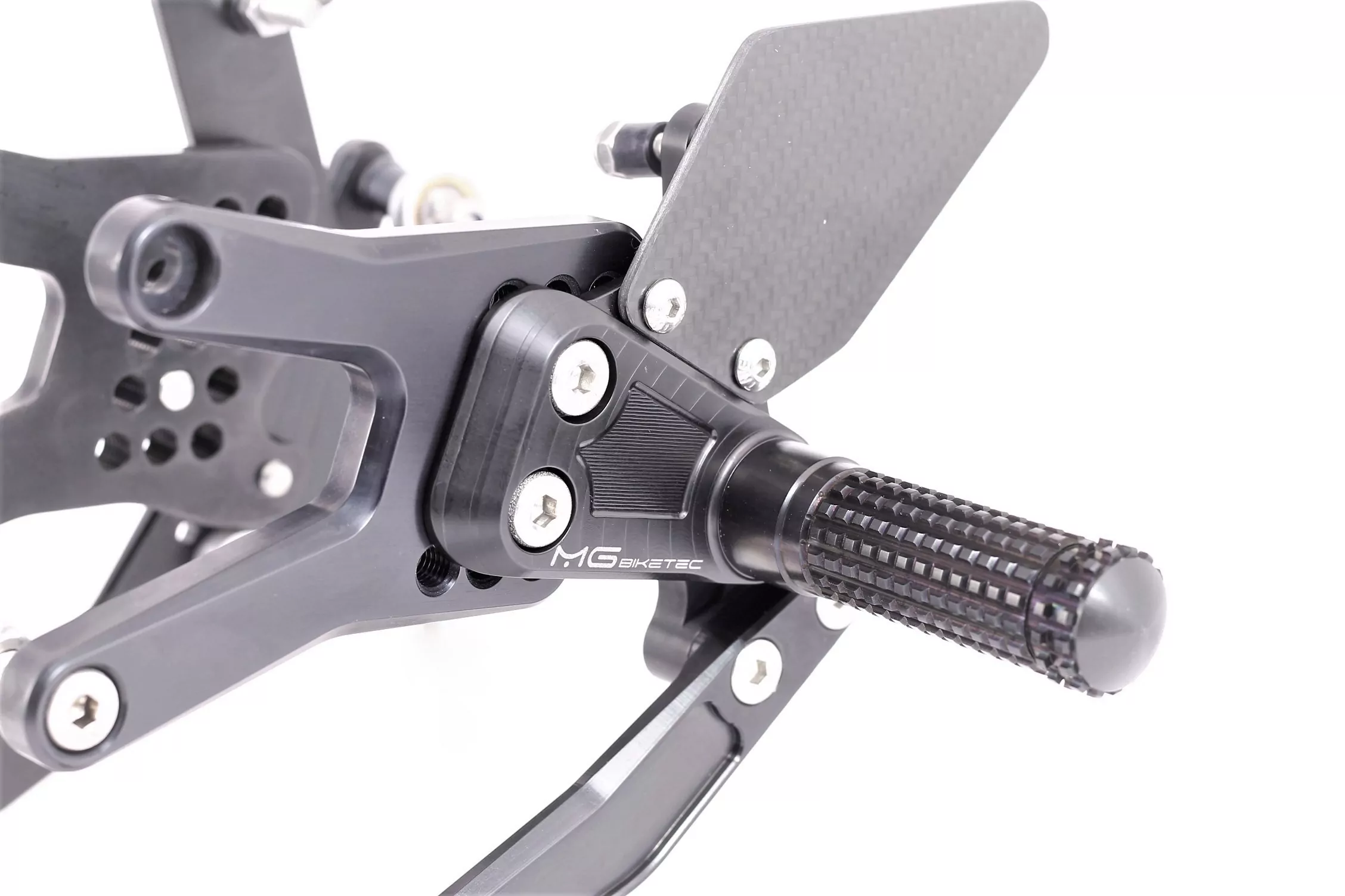 MG Biketec Sportfussrastenanlage / Rastenanlage / Fußrastenanlage mit ABE, gültig in D - A - CH für BMW S 1000 RR ab 2009-2011