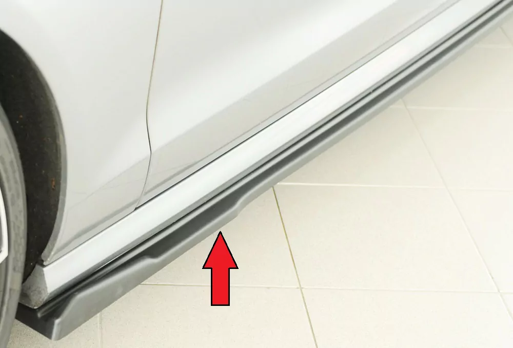 Rieger Seitenschweller links ansatz für Audi A6 S6 (4G/C7) Lim. 02.12-08.14 (bis Facelift)