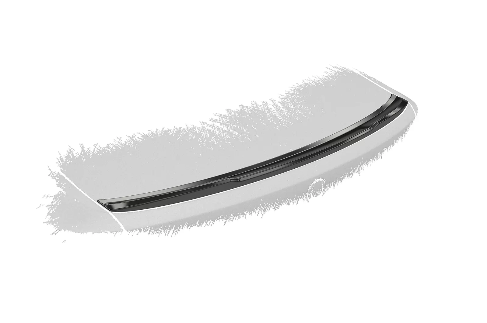 Heckflügel mit ABE für BMW 2er F22 / M2 F87 Coupe HF141 Schwarz Strukturiert