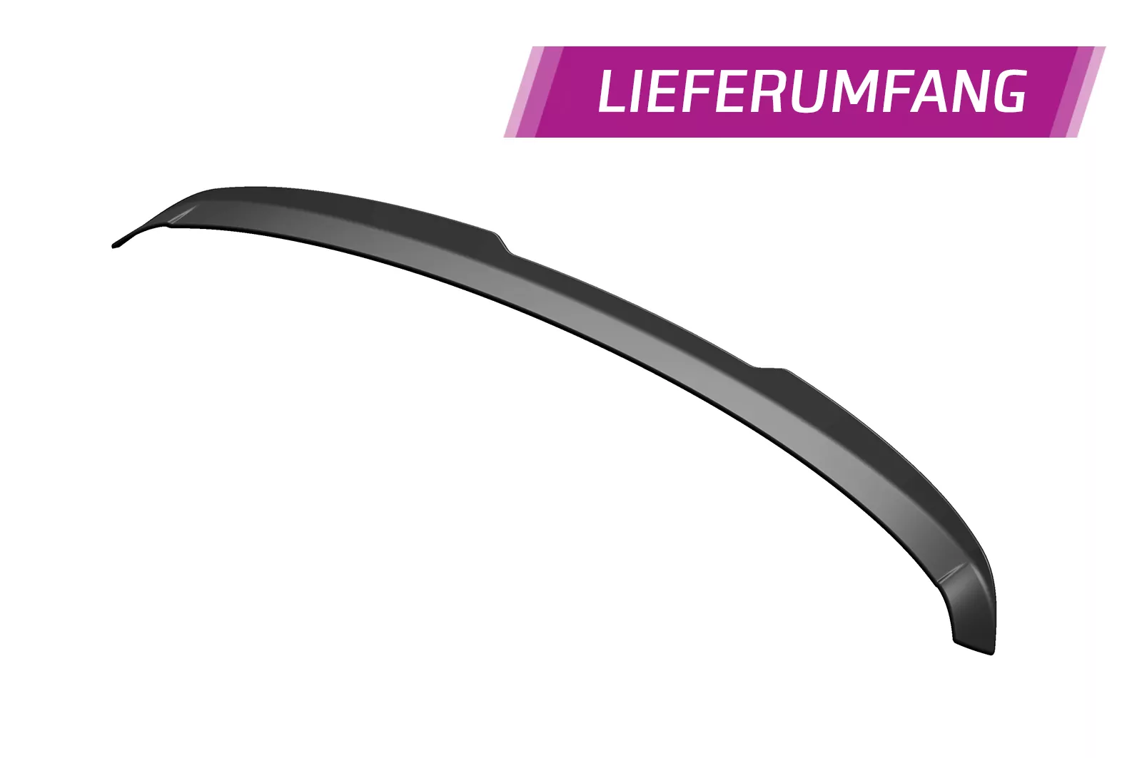 Heckflügel mit ABE für VW Golf 5 Variant HF586 Strukturiert (schwarz matt)