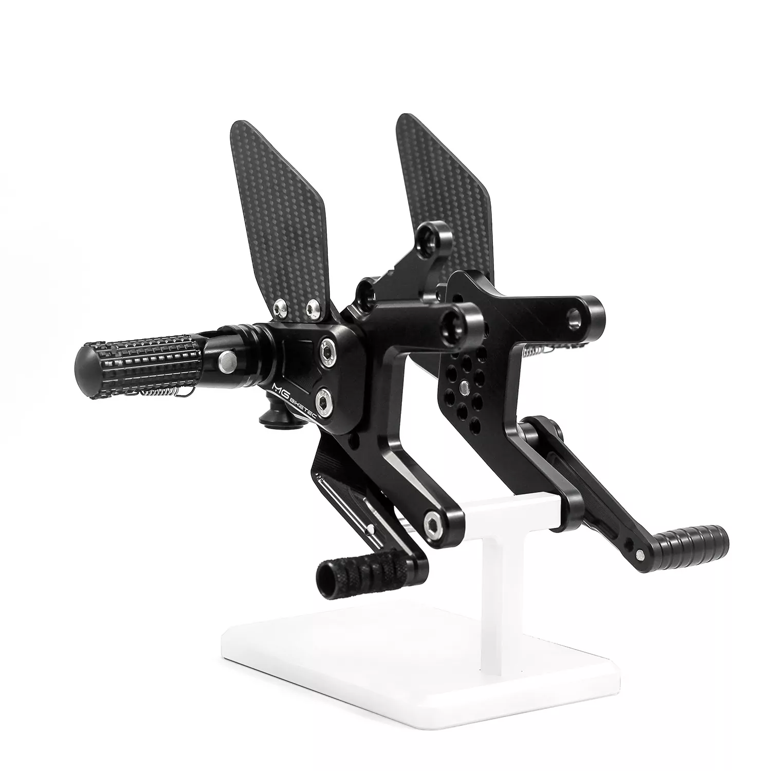 MG Biketec Sportfussrastenanlage / Rastenanlage / Fußrastenanlage mit ABE, gültig in D - A - CH für Kawasaki ZX-6R Ninja ab 2023