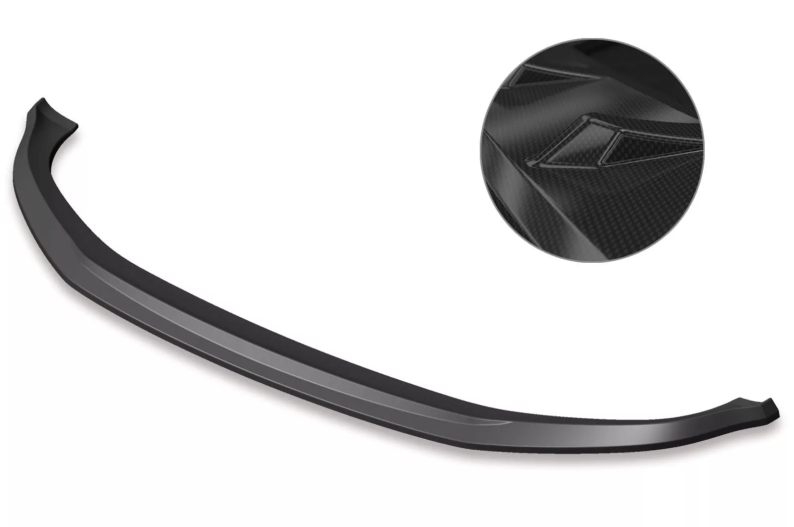 Cup-Spoilerlippe mit ABE für VW T5 CSL465-C Carbon Look Hochglanz