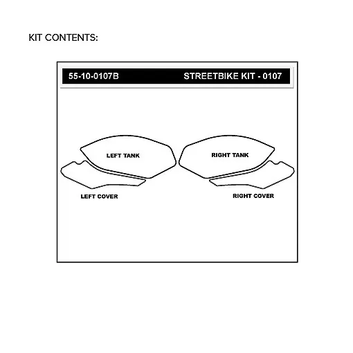 Stompgrip Traction Pad Volcano für BMW S 1000 R 14-20 Schwarz