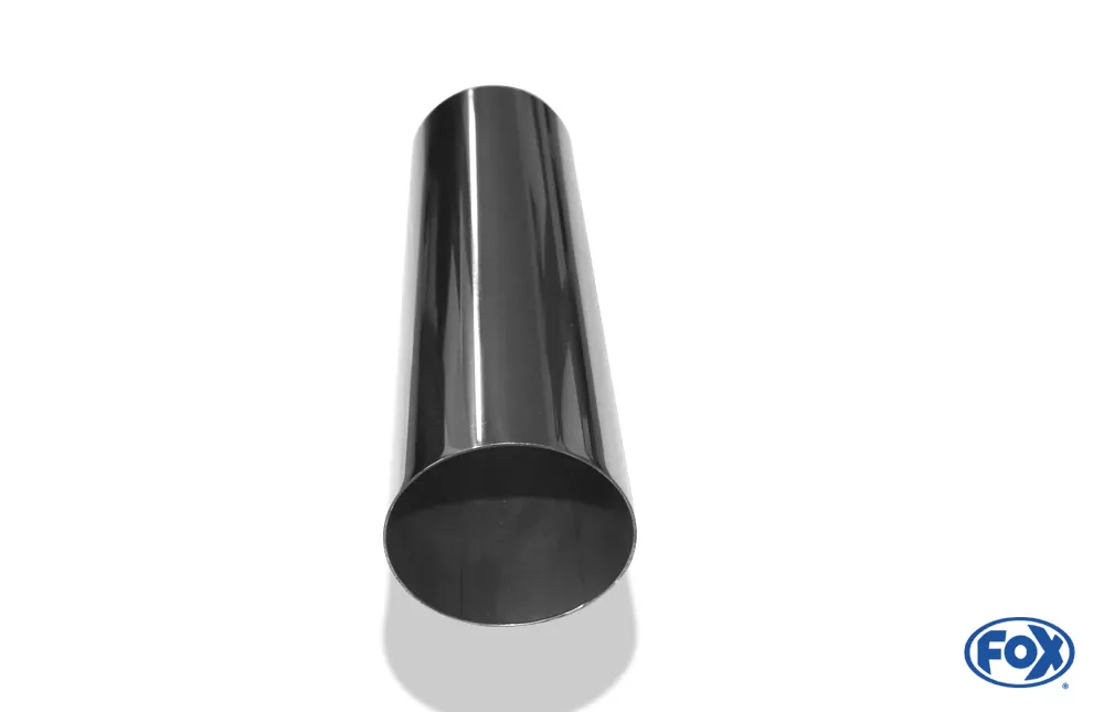 Anschweißendrohr Typ 10  Ø 90 mm / Länge: 300 mm  - rund / uneingerollt / gerade / ohne Absorber