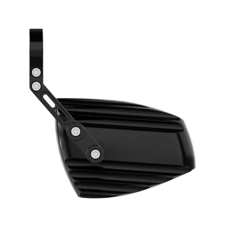 HIGHSIDER pro Lenkerendenspiegel Wave Schwarz/Schwarz (Paar)