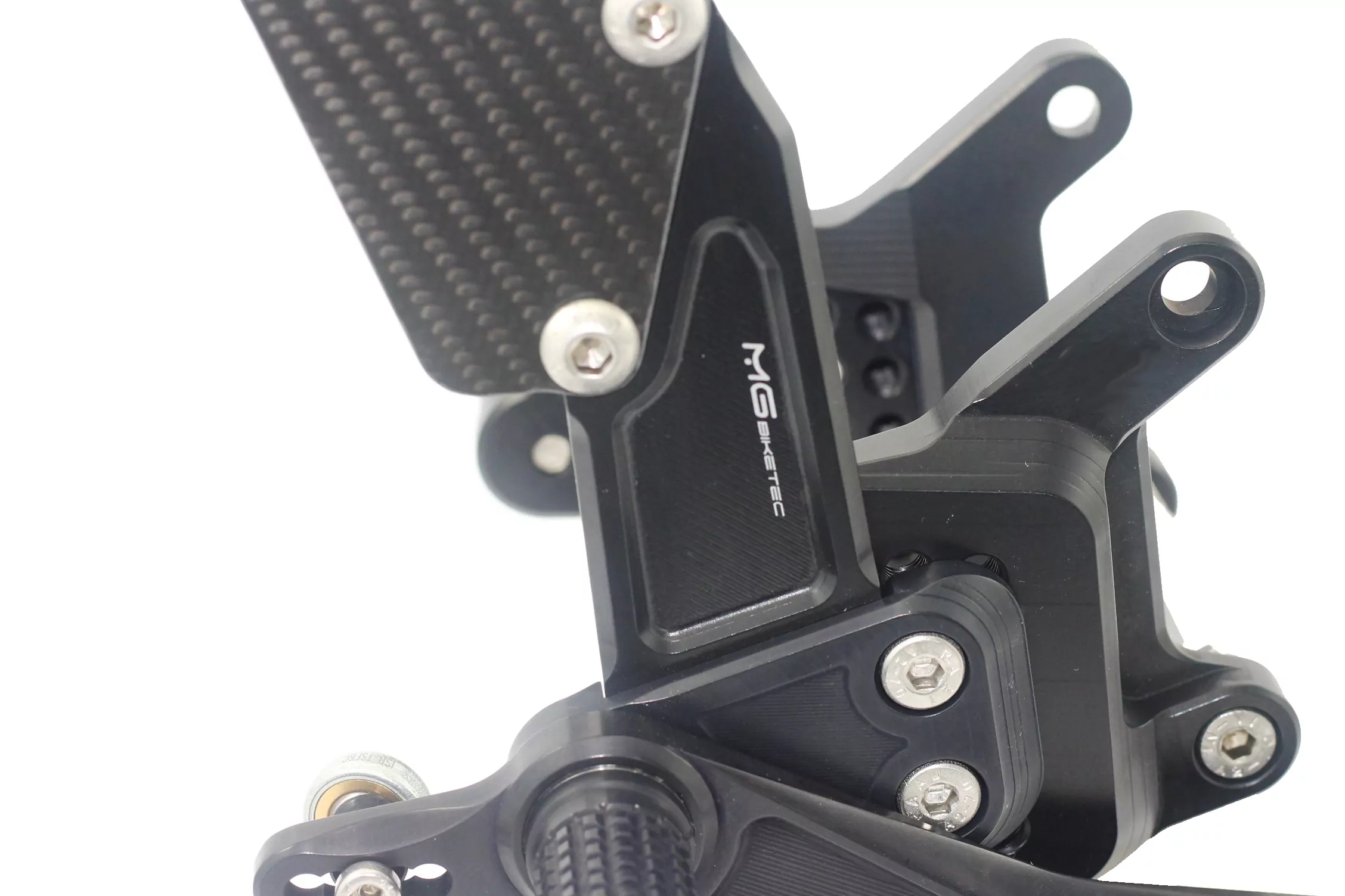 MG Biketec Sportfussrastenanlage / Rastenanlage / Fußrastenanlage mit ABE, gültig in D - A - CH für Kawasaki ZX-10R ab 2011-2015