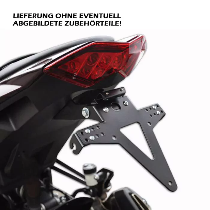 Kennzeichenhalter | KAWASAKI Z1000 | 10-13 Z1000 SX/Tourer | 11-18* | inkl. Reflektorhalter
