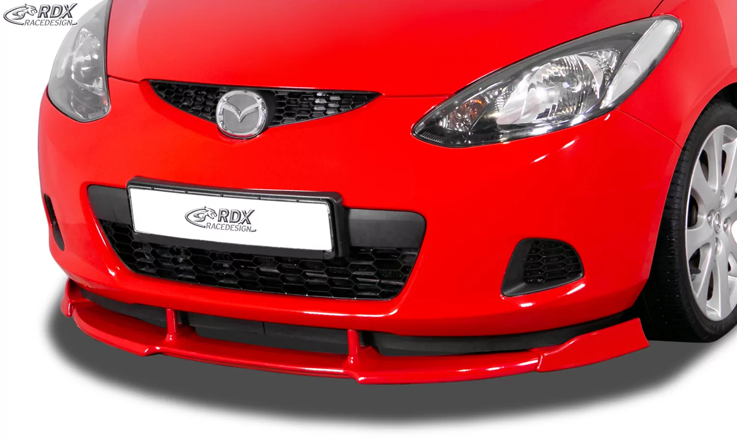 RDX Frontspoiler VARIO-X für MAZDA 2 (DE) 2007-2010 Frontlippe Front Ansatz Vorne Spoilerlippe