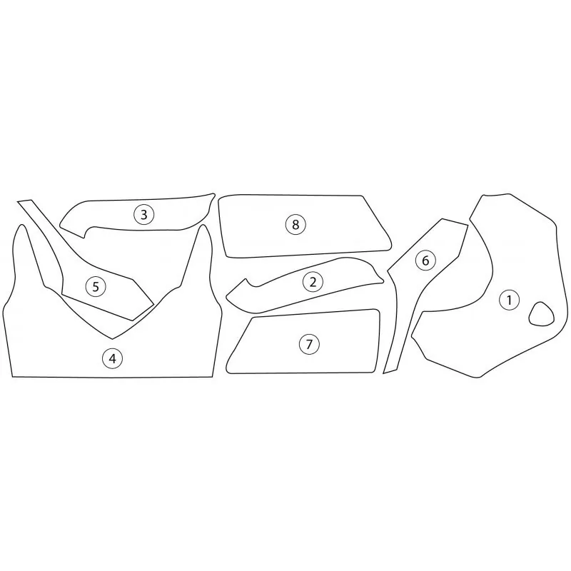 R&G Steinschlagschutz Second Skin für Ducati Diavel 1200 2015-2018