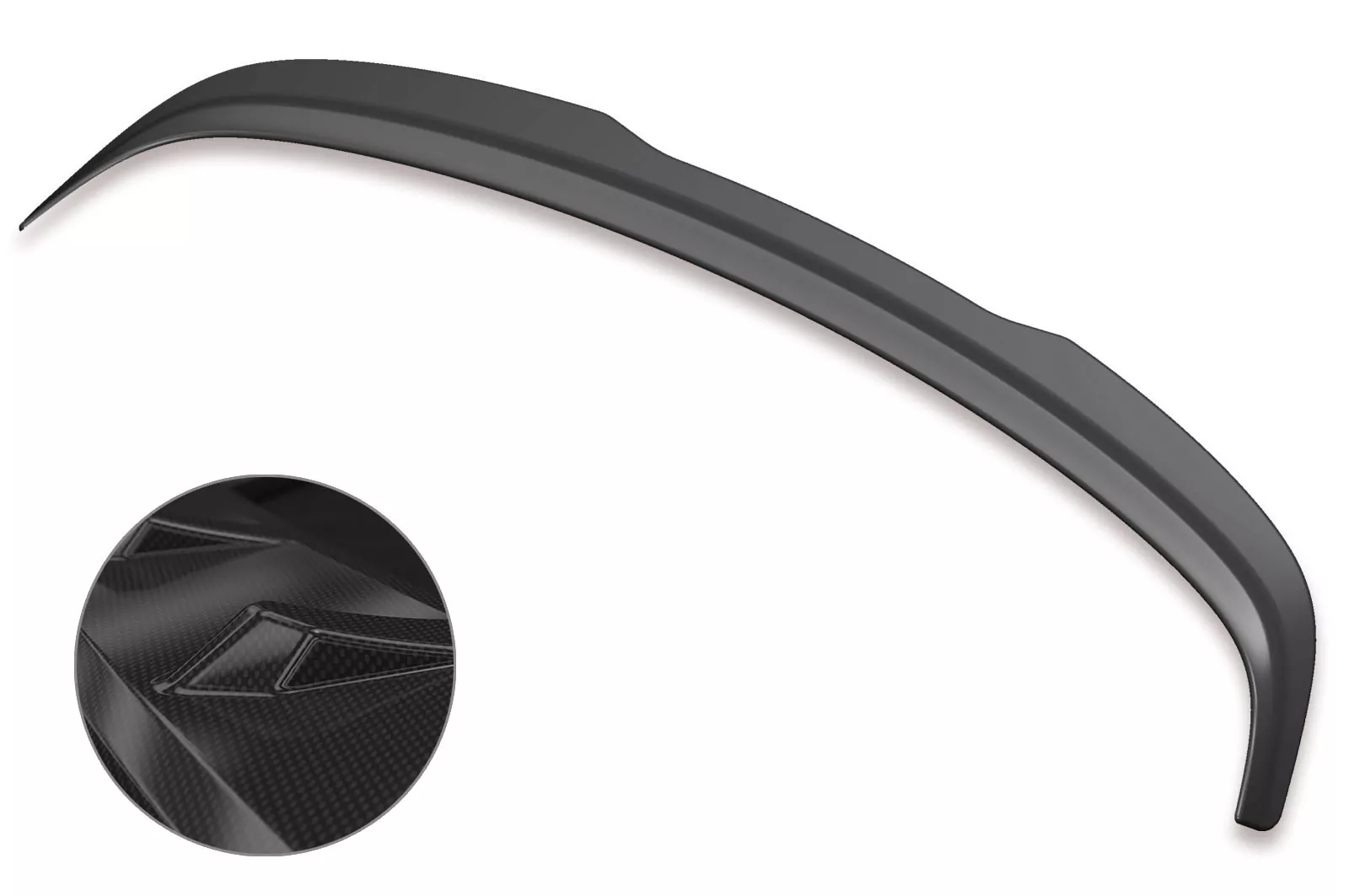 Heckflügel mit ABE für VW Scirocco III R/R-Line HF601-C Carbon Look Hochglanz