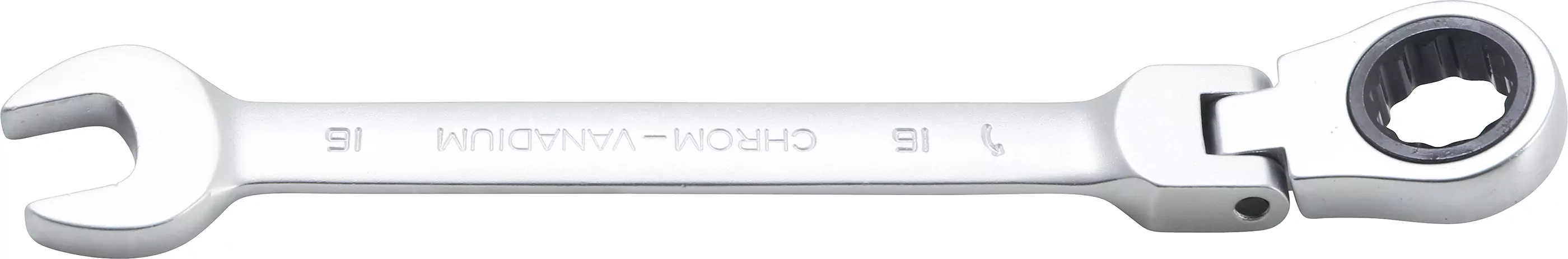 Ratschenring-Maulschlüssel | abwinkelbar | SW 16 mm