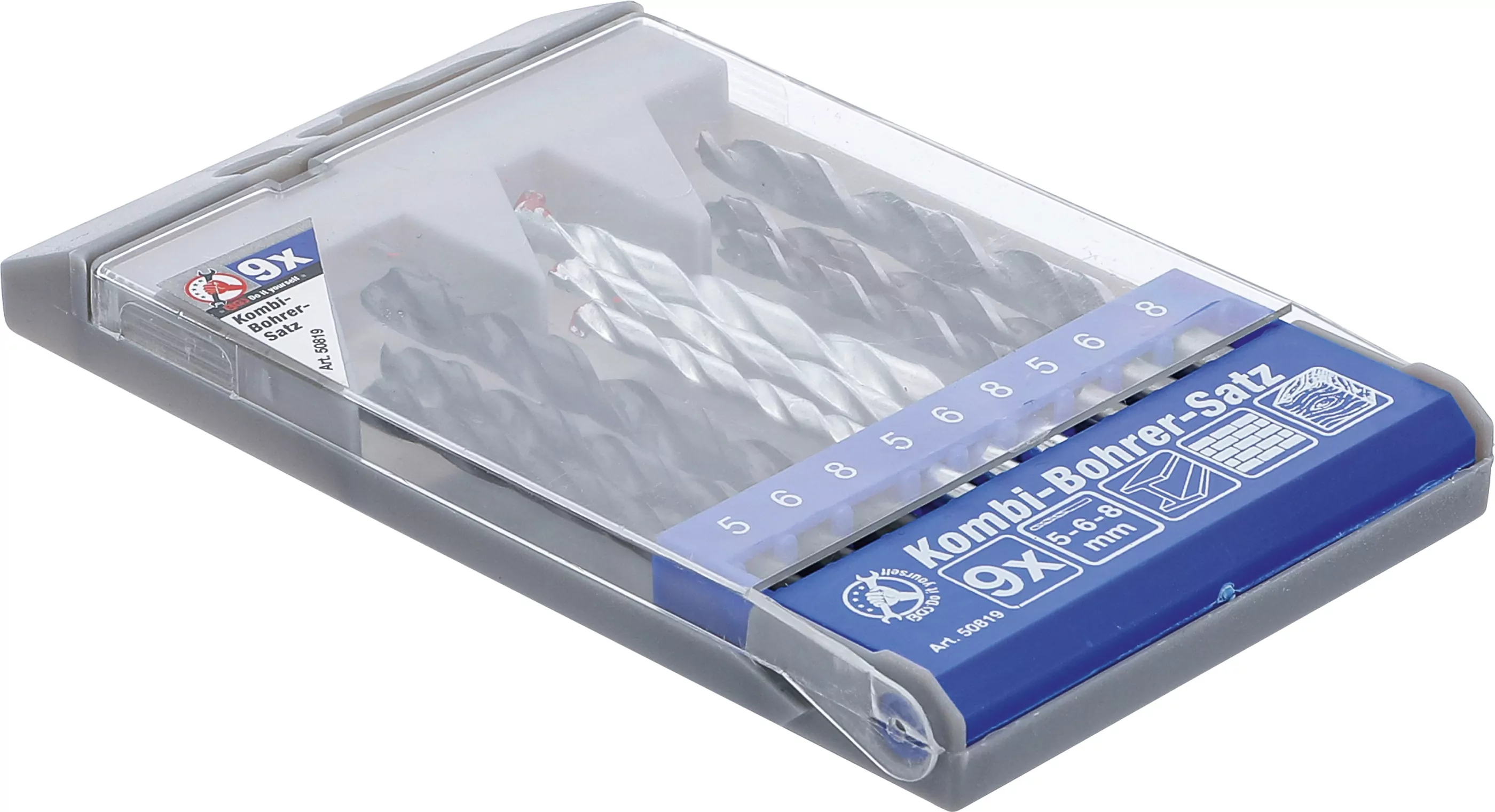Kombi-Bohrer-Satz | 5 - 8 mm | 9-tlg.