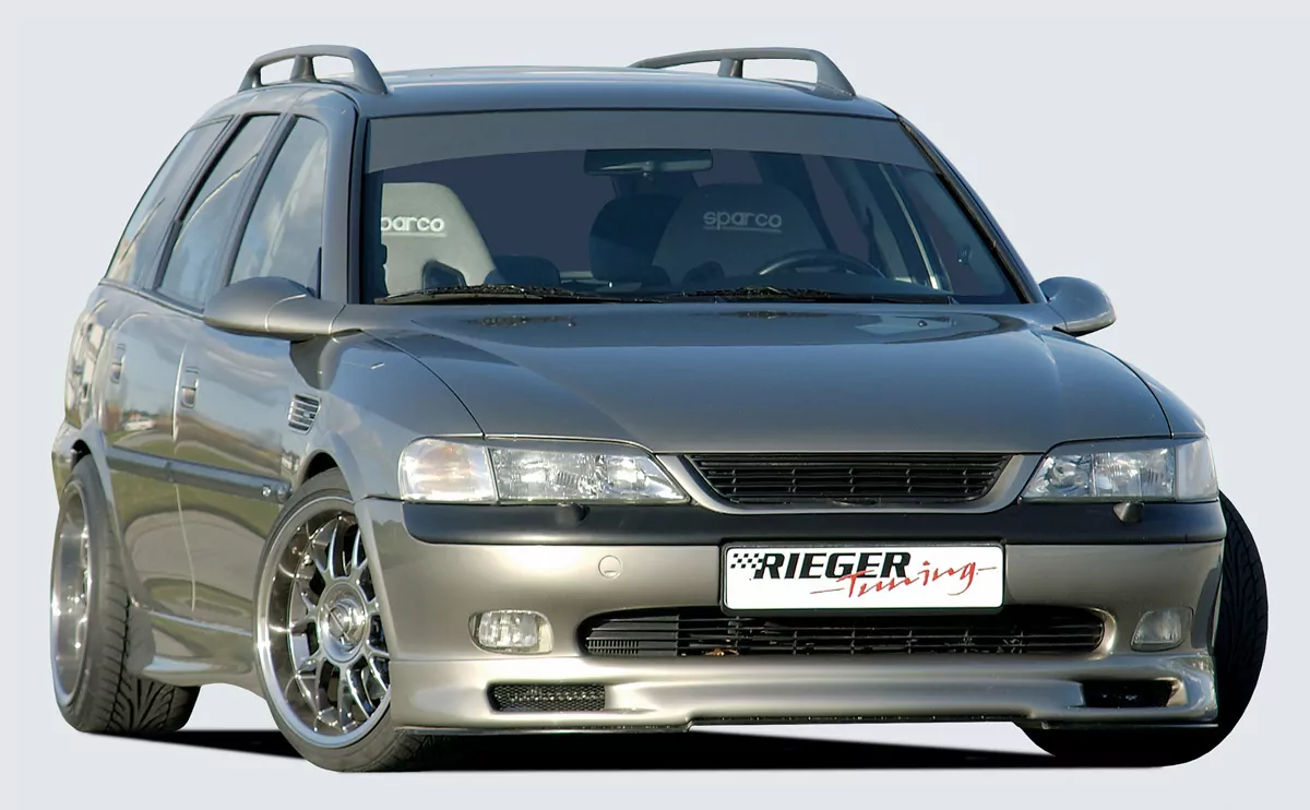 Rieger Spoilerlippe für Opel Vectra B - Caravan  -> bis Mod. 00, passt nicht bei I500 carbon optik